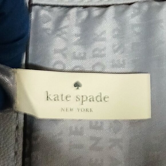 Kate Spade Leather Handbag Tassel Morter Pratt Street Rianne Neutral Gray White - Picture 11 of 12